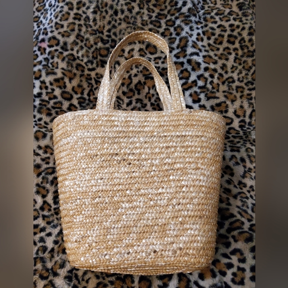 Straw Beach Bag